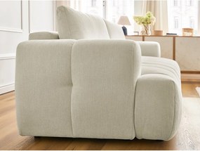 Divano beige allungabile e con contenitore 251 cm Fuji – Bobochic Paris