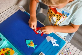 Gioco con adesivi - amiamo il pesce