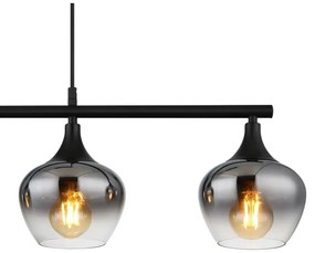 Globo 15548-4H1 - Lampadario a sospensione con filo MAXY 4xE27/40W/230V nero