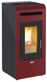 Stufa a pellet ad aria 16 kW con ventilazione frontale King 16