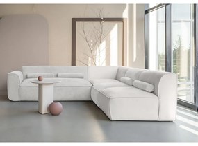 Divano angolare componibile color crema (con penisola a destra) Flex Felix – Miuform