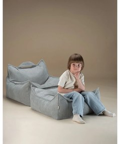 Pouf a sacco per bambini color menta con rivestimento in velluto a coste Chair – Wigiwama