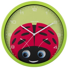 Orologio per bambini ø 31 cm Peekaboo Ladybug - Karlsson