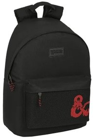 Zaino Scuola Dungeons  Dragons   31 x 41 x 16 cm Nero