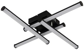 Globo 67342-24 - Plafoniera LED KIRINA LED/24W/230V 3000K nero