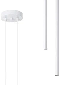 Sollux SL.1303 - Lampadario a sospensione con filo PASTELO 2xG9/8W/230V bianco