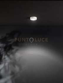 Plafoniera fanale led 6w 320lm 3000k alluminio colore bianco vetro ...