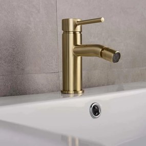 Rubinetto da bidet Rea Lungo Gold Brush