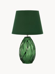 Lampada da comodino con base in vetro Crystal Velvet