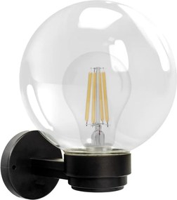 Brilagi - Applique da esterno HARBOR 1xE27/40W/230V IP33 nero/trasparente