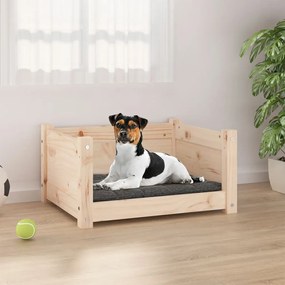 Cuccia per cani 55,5x45,5x28 cm in legno massello di pino