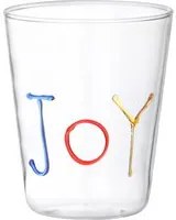 Bicchiere scritta Joy in vetro borosilicato, da 380 ml