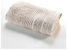 Asciugamano tipo terry beige in cotone 30x50 cm Tendresse – douceur d'intérieur
