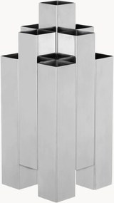 Vaso in acciaio Tessera, alt. 28 cm