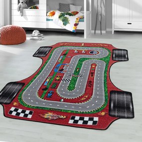 Tappeto rosso per bambini 120x170 cm Play - Ayyildiz Carpets