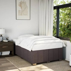 Giroletto Senza Materasso Marrone Scuro 80x200 Cm İn Tessuto /