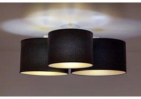 Duolla - Plafoniera ROLLER TRIO 3xE27/60W/230V antracite