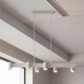 Brilagi - Lampadario a sospensione su cavo SELE 6xGU10/30W/230V bianco