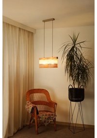 Brilagi - Lampadario a sospensione con filo FOREST 2xE27/15W/230V pino/beige/color crema