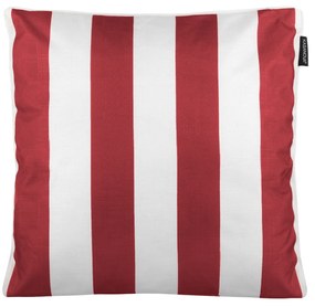Cuscino divano righe rosso 50x50 cm idrorepellente