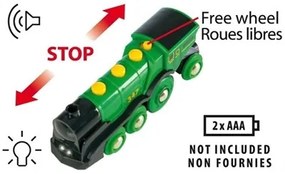 Brio - Grande locomotiva a batterie verde