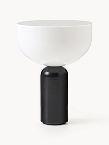 Lampada da tavolo portatile in marmo Kizu, luce regolabile