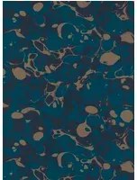 Harlequin Carta da parati Marble - Azurite/ Copper/ Japanese Ink