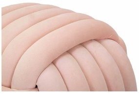 Poggiapiedi in velluto rosa chiaro Softy - Mauro Ferretti