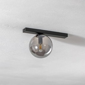 EMIBIG LIGHTING Plafoniera Fit, nero/grafite, 1 luce