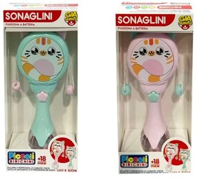 Trade Shop - Sonaglini Birichini Con Batteria Giocattoli Per Bebè Dai 18+ Con Luci E Suoni