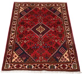 Meymeh Tappeto persiano 110x150 Rosso (Iran) Annodato A Mano