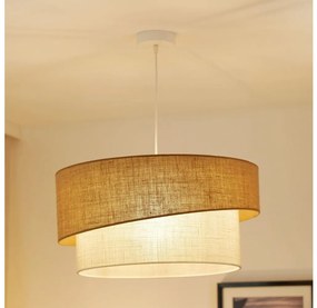 Brilagi - Lampadario a sospensione con filo SHINE 1xE27/15W/230V diametro 50 cm beige/color crema