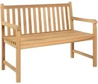 Panchina da Giardino 114 cm in Legno Massello di Teak 316622