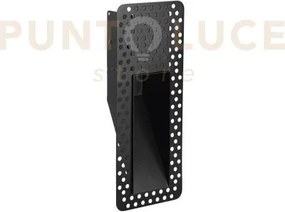 Incasso yurei nero in acciaio e alluminio 238x91x61mm attacco gu10 ...