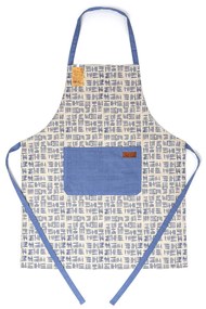 Grembiule con Tasca Vinthera Vinthera Azzurro Cotone (60 x 75 cm) (Pack 12x)