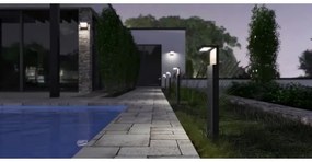 Lampada LED da esterno NATURA LED/12W/230V 4000K 60 cm IP65 marrone/antracite