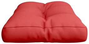 Cuscino per Divano Pallet Rosso 80x40x10 cm
