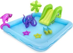 Bestway - Parco Giochi Acquatico 239x206x86 Gioco Piscina Gonfiabile con Scivolo Bambini