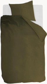 Set di biancheria da letto in cotone Olive, set da 2