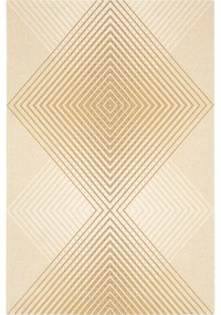 Tappeto in lana beige 133x180 cm Chord - Agnella