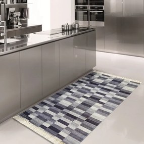 Tappeto da cucina moderno grigio Larghezza: 160 cm | Lunghezza: 220 cm