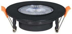 Ecolite LED-YL201/7W/CCT/CR - Lampada LED da incasso ZITA LED/3/5/7W/230V nero