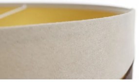 Lampadario a sospensione con filo SWING 1xE27/60W/230V marrone/beige/oro