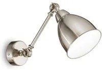 Lampada da parete nickel L 140 x H 230 x P 440 mm