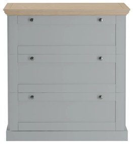 Cassettiera alta grigia 75x80 cm Binz - Støraa