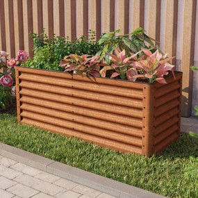 PRIMEYARD 150 x 60 x 60 cm Orto rialzato, acciaio corten, look ruggine - (GFPV00965)