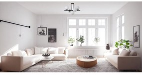 Lampada da soffitto bianca e nera con paralume in vetro ø 15 cm Sail - Squid Lighting