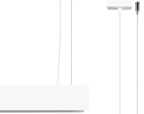 Sollux SL.1394 - Lampadario LED a sospensione con filo SPARK 1xG13/8,5W/230V bianco