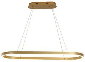 Brilagi - Lampadario LED sospeso su cavi PONDIE LED/44W/230V 80x30 cm oro