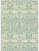 Morris & Co Carta da parati Brer Rabbit - Slate/ Vellum